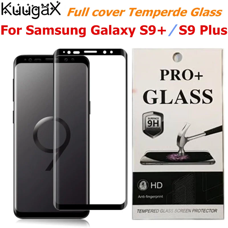 Полное покрытие закаленное стекло для Samsung Galaxy S9 + plus экран защитный 6 2 дюйма