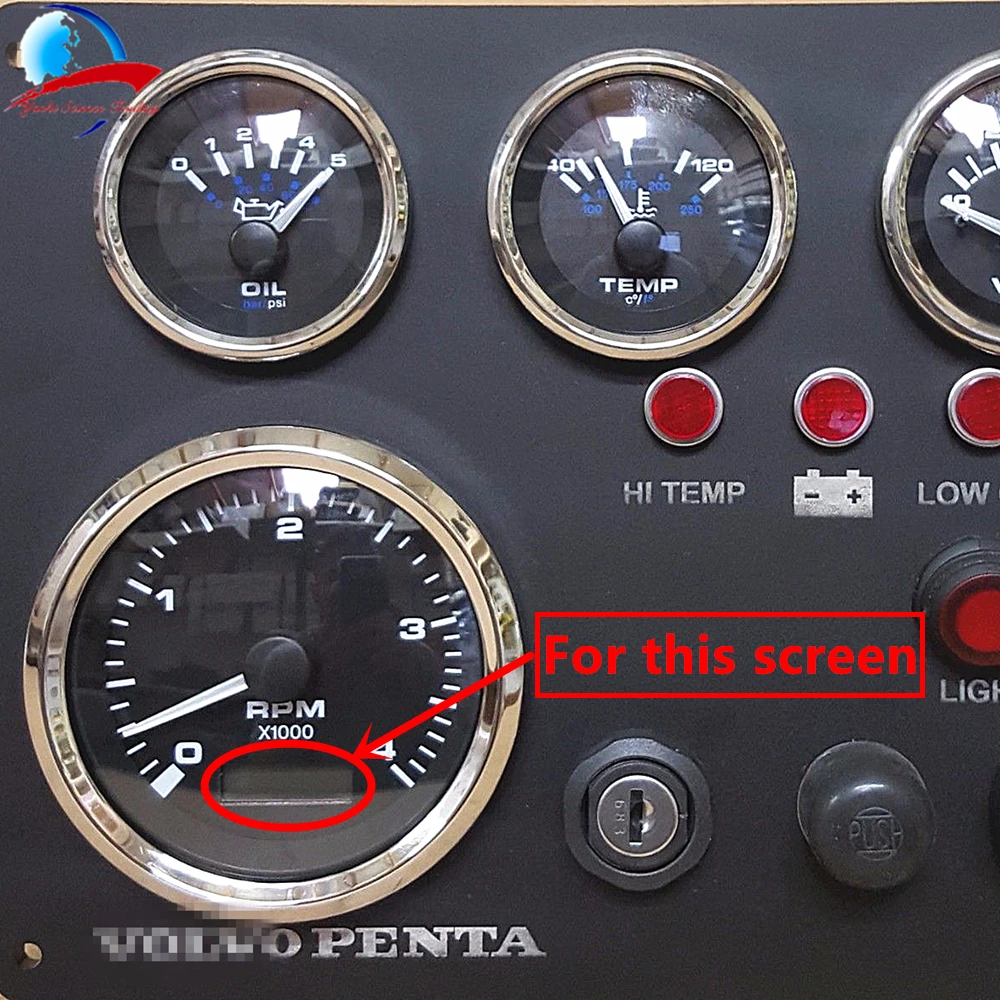 Спидометр/Тахометр ЖК-дисплей для грузовые автомобили kenworth/VDO international/VDO cockpit vision/Трактор Jcb/Volvo penta boat