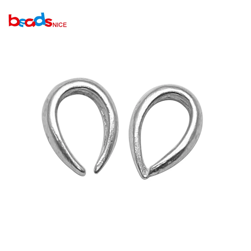 Beadsnice 925 пробы Серебряная подвеска на защелке для подвесок сделай сам оптовая