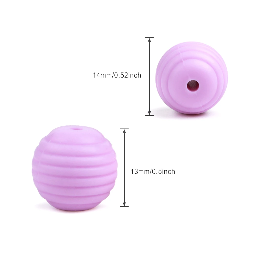 TYRY.HU Silicone Beads Teething Baby Food Grade Pearls For diy Necklace bpa free Siliconen Loose | Мать и ребенок