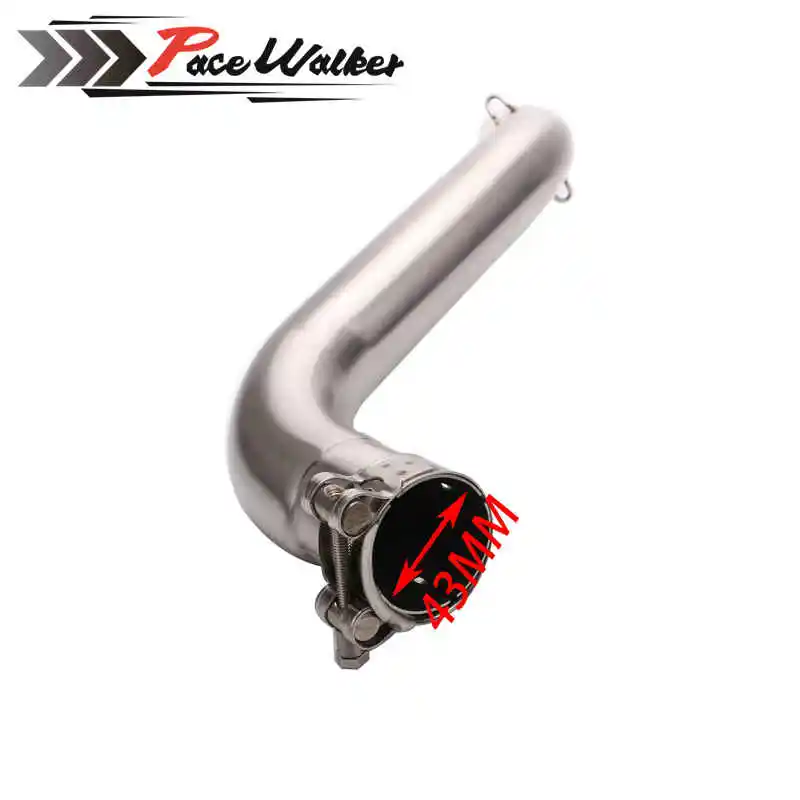 Мотоцикл середине выхлопной трубы нержавеющая сталь мотоцикл MID для Бенелли BN 600