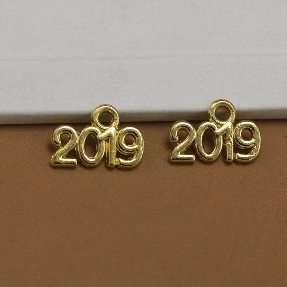 Подвески из тибетского серебра 20 шт. с номером года 2019 2020|Шармы| |