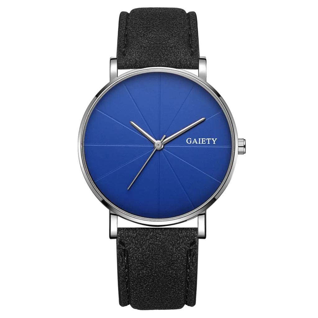 N New Watches Men Fashion Casual Unobtrusive Simple Single Business Leather Band Watch Quartz Relogio Luxury Wristwatches - Цвет: N