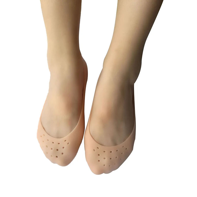 Изысканный Силиконовый Увлажняющие гелевые пяточные носки 1 пара как