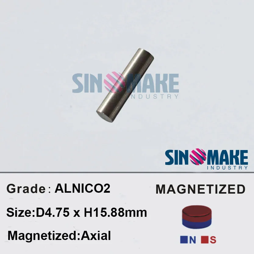 Магнит alnico D4.75 x H15mm ALNICO2 | Обустройство дома