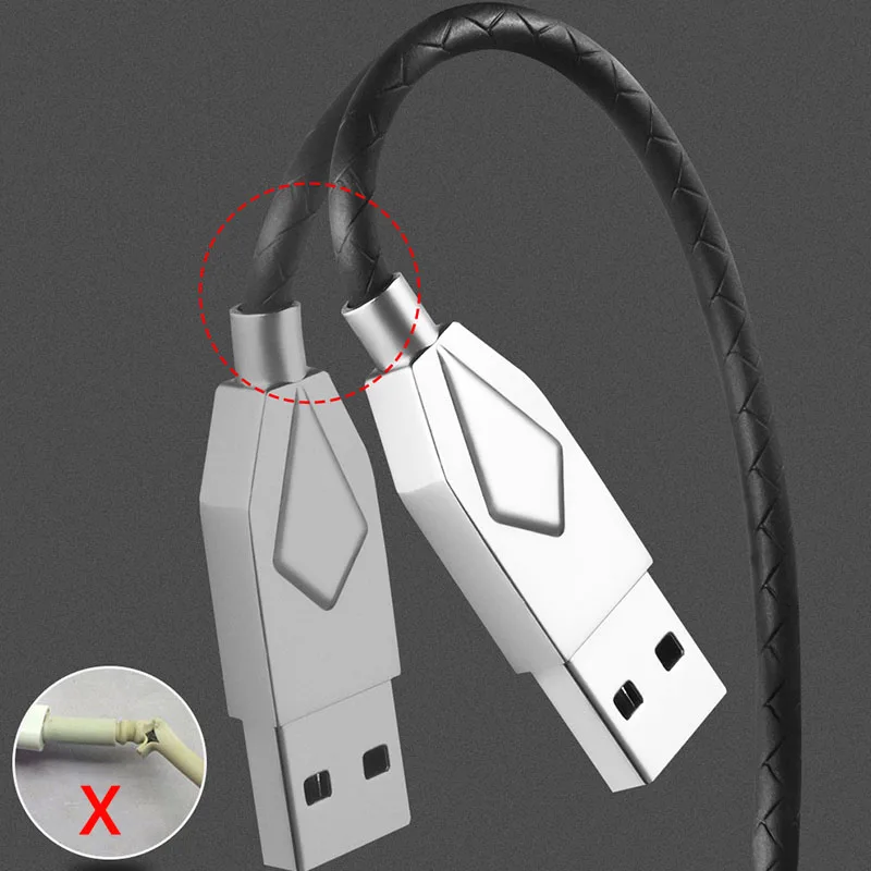 Usb-кабель для iPhone Быстрый кабель быстрой зарядки данных XR X 5s 6 6s 7 8 USB type-C Micro Шнур