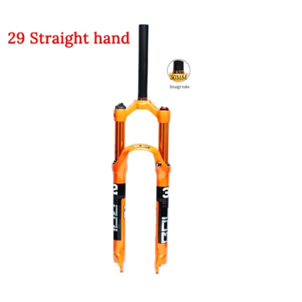 29er Straight Hand Bolany велосипед передняя вилка велосипеда 26er/27.5er/29er дюймов 32 RL HL алюминиево-магниевого сплава стойкость воздуха масла демпфирования Велосипедная вилка mtb велосипед Запчасти - Цвет: 29er Straight Hand