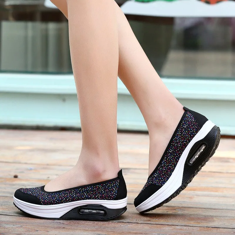 VTOTA Women Flats Slip On Loafers Flat Platform Female Moccasins Casual Shoes Breathable Tenis Feminino Ladies Boat | Обувь