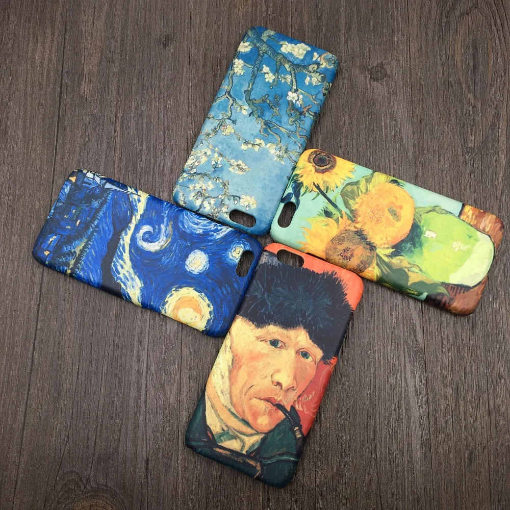Для Ван Гога чехол для телефона с рисунком &quotКартина маслом&quot xiaomi mi 8 mi8se Жесткий