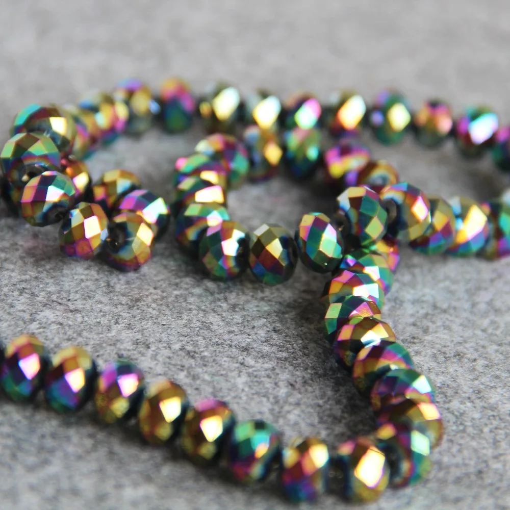 50 шт. граненые бусины для ожерелья 8 х10 мм|beads stone|diy jewelry makingloose beads |