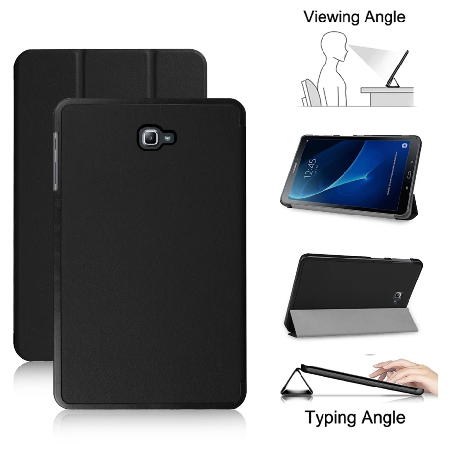 Тонкий Магнитный флип чехол для планшета из искусственной кожи Samsung Galaxy Tab A A6 10 1