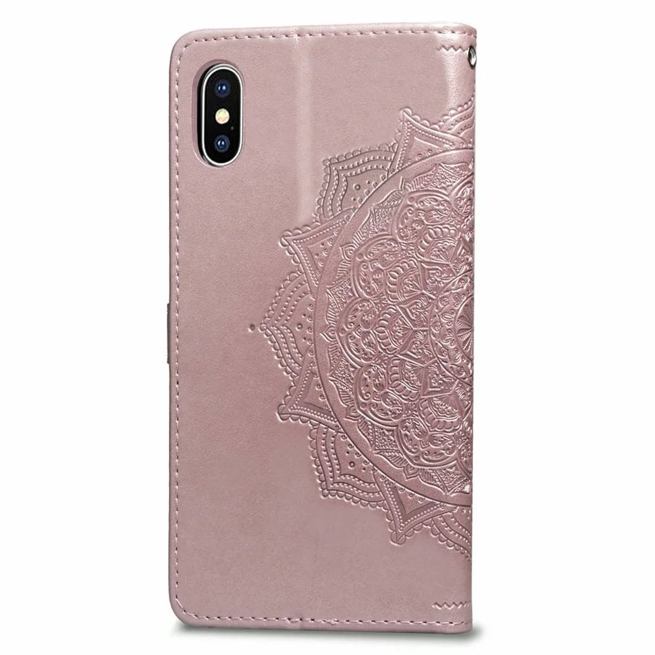 Чехол-книжка из искусственной кожи для iPhone 7 XS MAX XR X 8 5 5S 6 6S Plus чехол задняя крышка