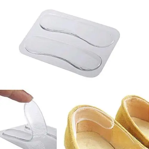 

1 Pair Hot Selling Silicone Gel Heel Cushion Foot Care Shoe Pads Shoe Insoles Women Self-adhesive