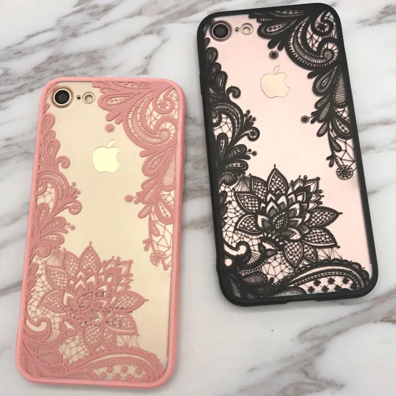 Черный сексуальный кружевной Цветочный рисунок Пейсли мандала хна прозрачный