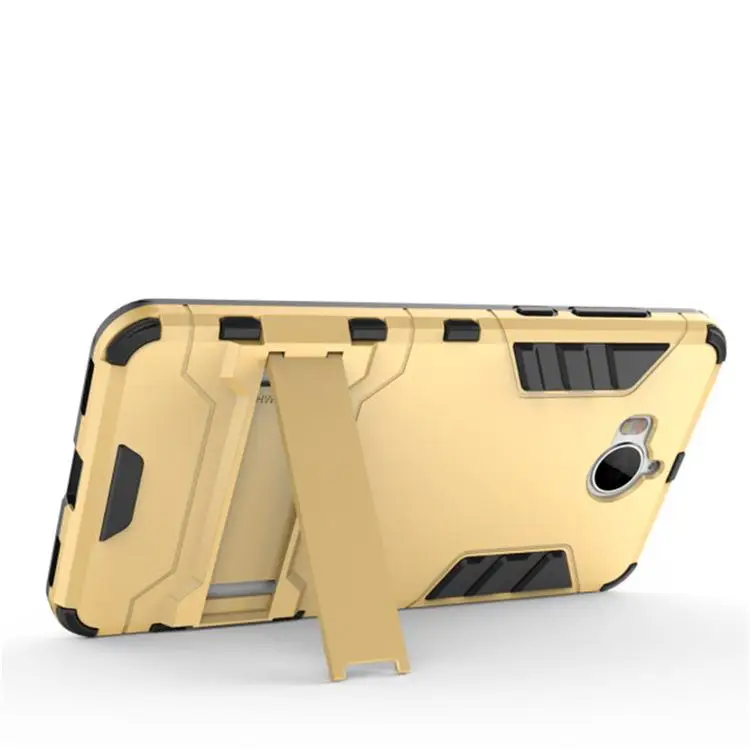 Гибридный Прочная резиновая защита Kickstand чехол для huawei Y5/Y6 2017 Nova молодых |
