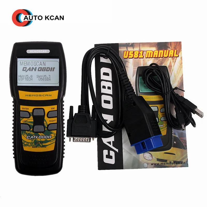 Новинка считыватели кодов Memoscan U581 сканирующие инструменты Автомобильный сканер