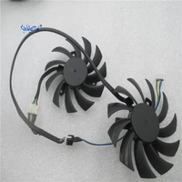 yinweitai computer cooler fan for 75mm fd7010h12s pld08010s12hh dc 12v 4 wire for asus msi r6790 twin frozr ii video card