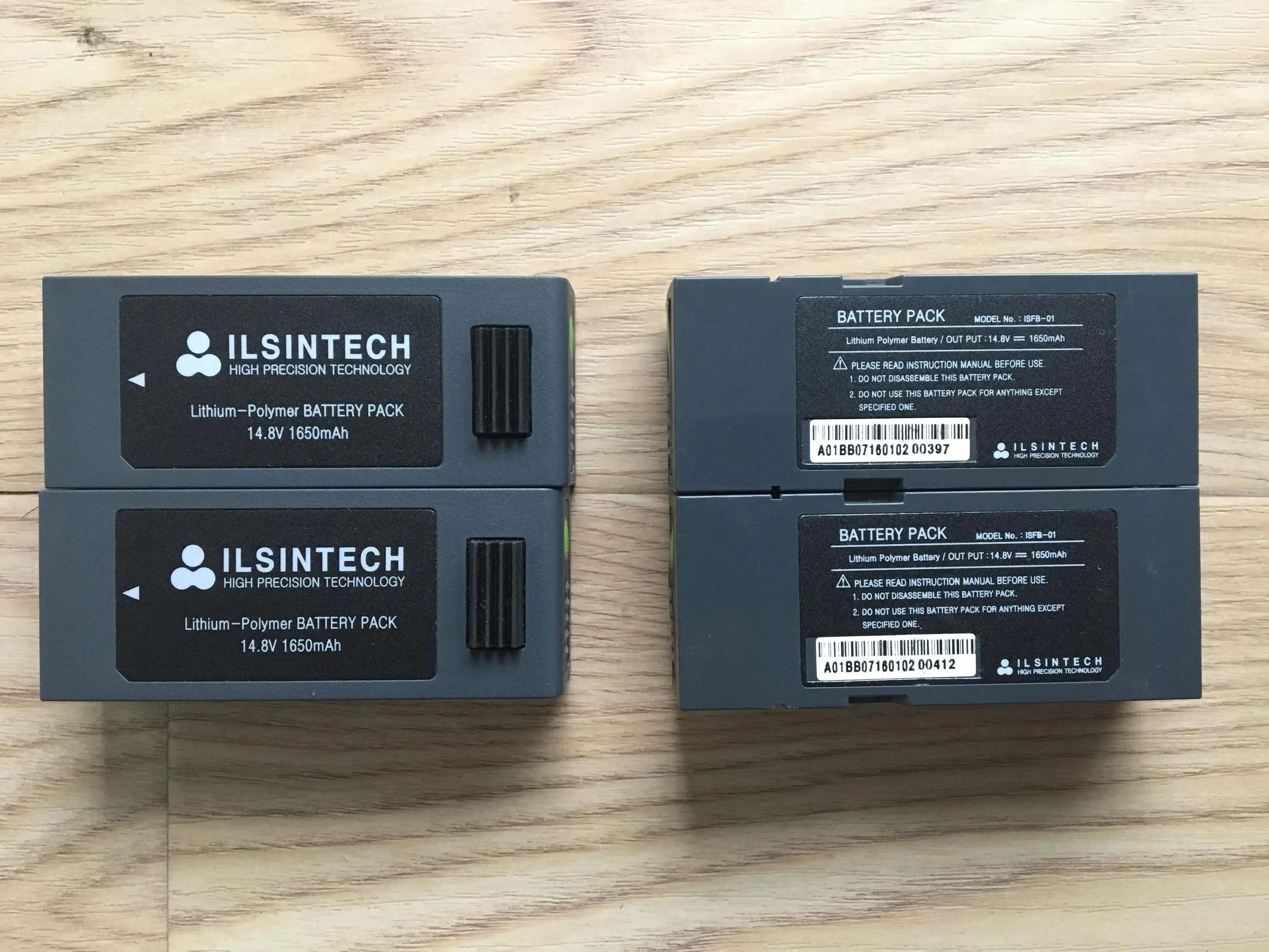DHL Бесплатная доставка 1 пара оригинальный ilsintech F1-B батарея 14 8 V 1650mAh для SWIFT-F1 F2 F3 R5
