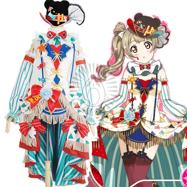 Аниме платье love live MINAMI koплри цирк Пробуждение Косплей Костюм Платье A| |
