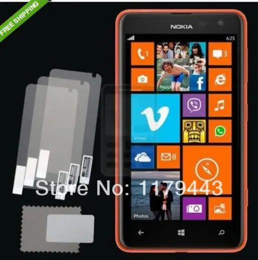 3PCS/lot Anti Glare Matte Screen Protector Cover for Nokia Lumia 625 Protective Film with Retail Package Free Shipping|nokia x6 cell phone|film