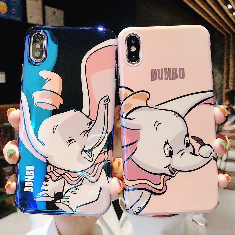 Чехол для телефона с рисунком аниме Летающий Слон iPhone 11 Pro X XR XS MAX 8 7 6S Plus Blu-Ray