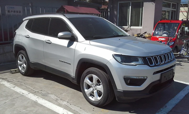 Волоконно-кожаный коврик для багажника автомобиля для jeep compass автомобильные аксессуары