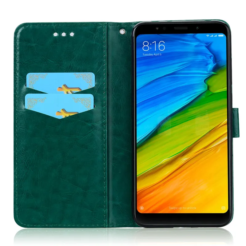 Кожаный чехол-книжка для Xiaomi redmi 5 Plus, xiomi redmi 5, отделение для карт, чехол-кошелек для Xiaomi redmi 5/5 Plus, 5,99 чехол для телефона, Funda