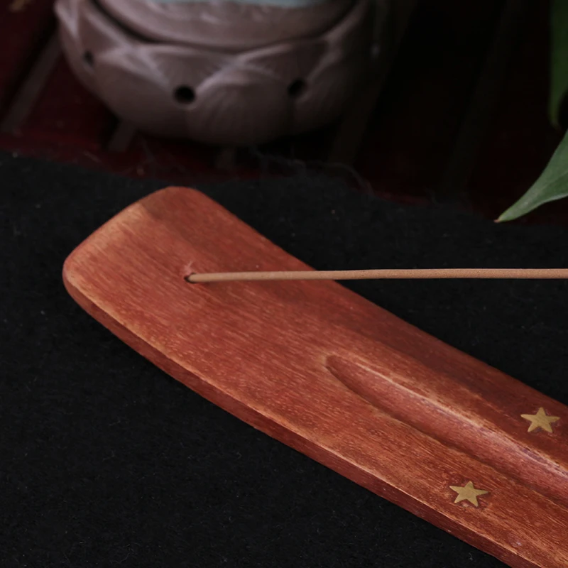 Индийская деревянная тарелка из розового дерева индийская маленькая для