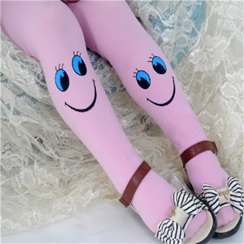 

New Kids Girl velvet legging candy color pants summer cute smiling face leggings children trousers CC2121 #10