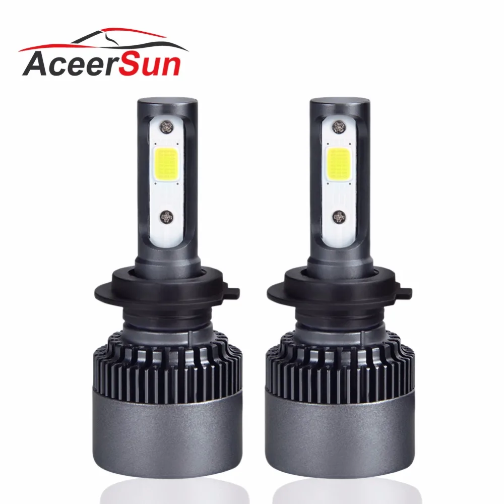 Aceersun H4 H7 H11 светодиодные лампы фар автомобиля 9005 9006 Hb3 H1 10000lm умная ИС