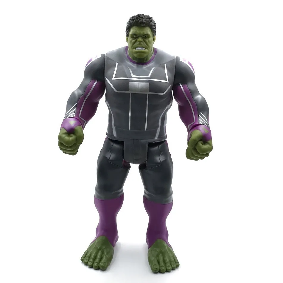 30 см Marvel Мстители 4 конечная игра игрушка танос Халк человек паук Железный человек Тор Росомаха Черная пантера Веном фигурка ребенка