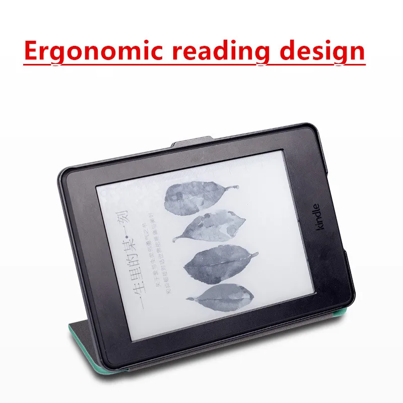 2017 Горячая ультра тонкий трансформатор PU кожаный чехол для Amazon Kindle Paperwhite 1 2 3 флип