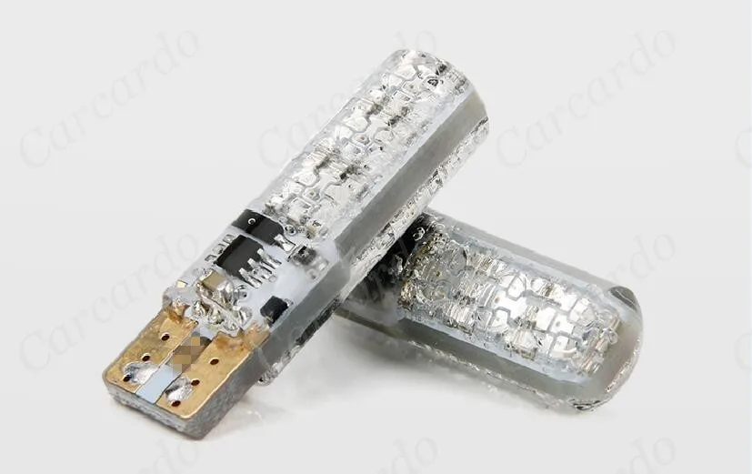 Carcardo 1 комплект RGB светодиодный T10 лампа с пультом дистанционного управления 5050 SMD