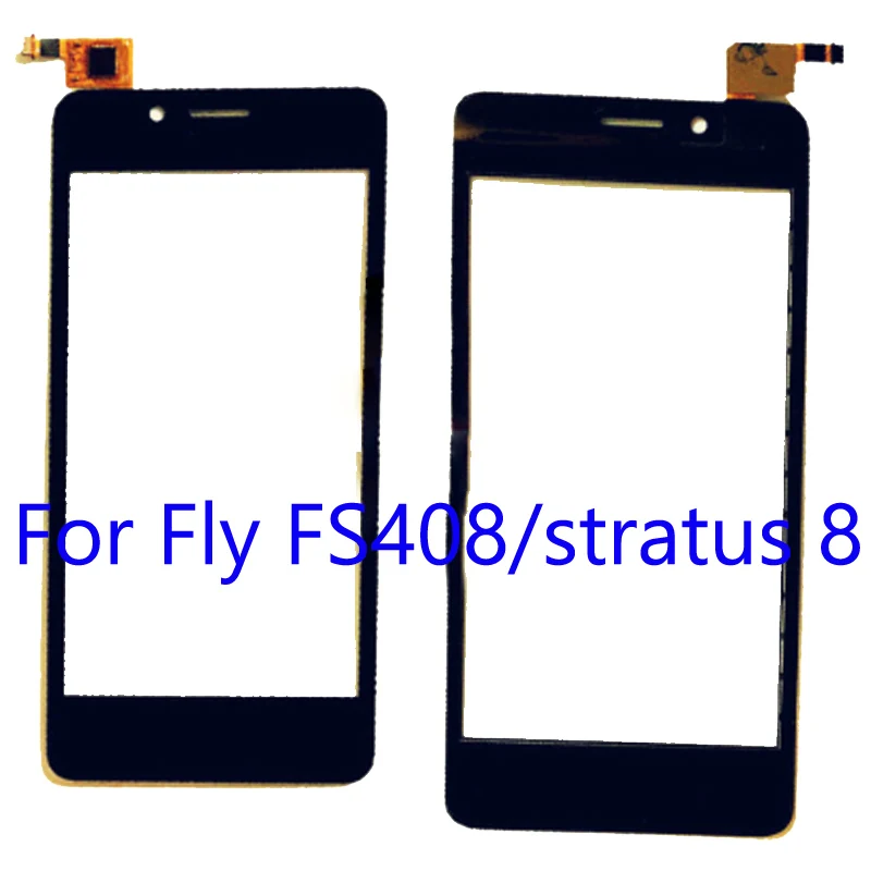 Для Fly FS408 FS 408 сенсорный экран панель дигитайзер сенсор для Stratus 8 stratus8 сенсорная