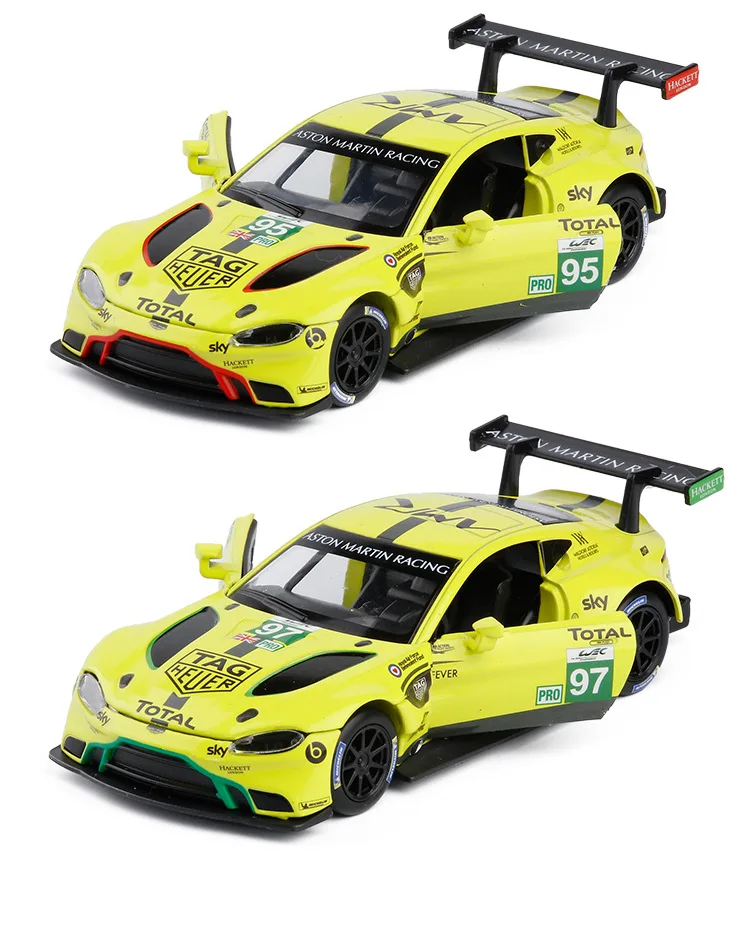 1/32 GTE Le Mans, игрушечный автомобиль, модель автомобиля из сплава, детские игрушки, настоящая коллекция, подарок, дорожный автомобиль