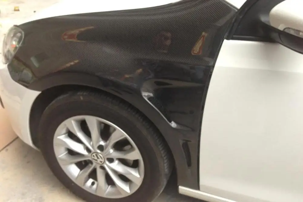 Высококачественные передние гонки из углеродного волокна для Volkswagen VW Golf MK6 GTI R