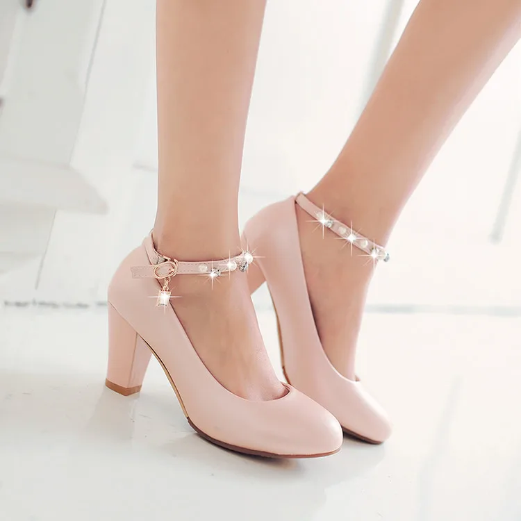 2017 г. новинка женская обувь на высоком каблуке с пряжкой тонкие туфли в стиле