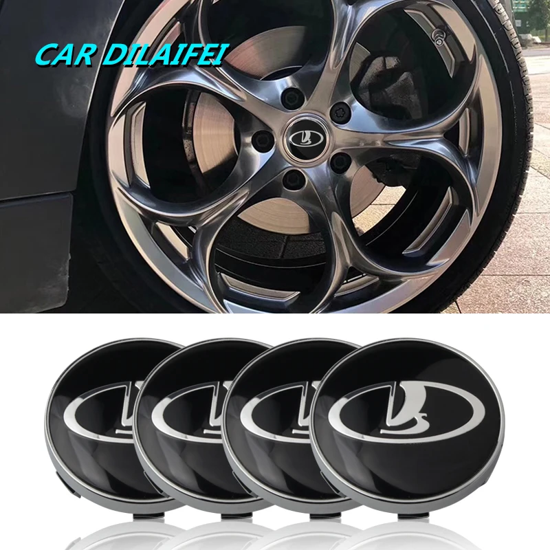 Автостайлинг 40 PcsWheel центр хаб наклейки на крышки 60 мм эмблемы для Лада Нива