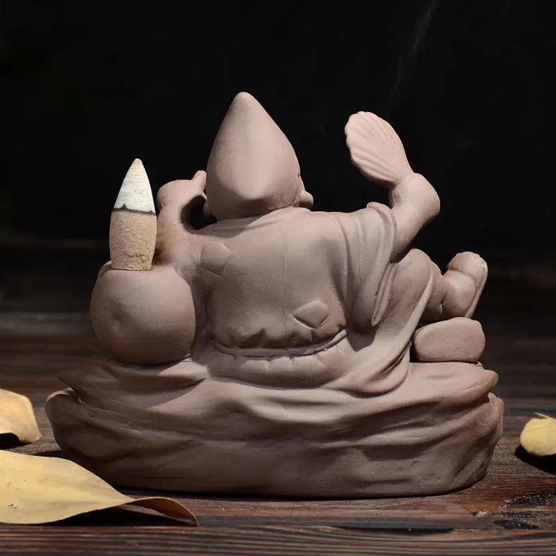 Оригинальная подставка для ароматических палочек Calabash Monk | Дом и сад