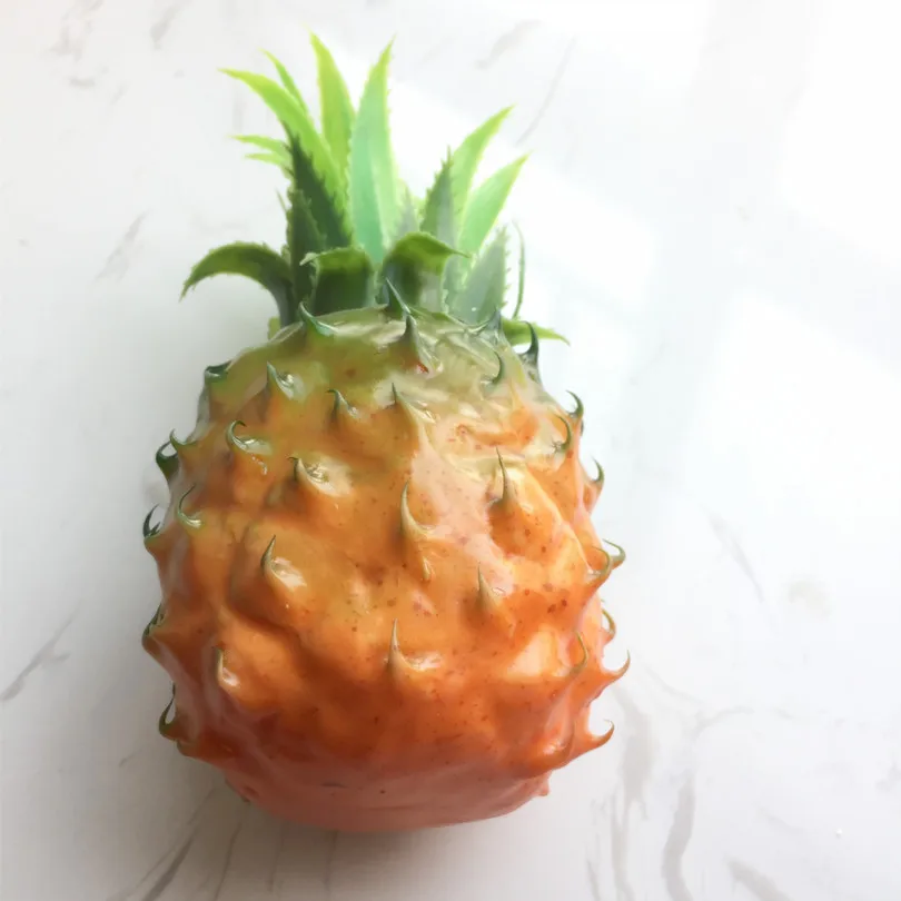 Домашние украшения для уюта . Искусственный ананас 2шт 19*12*11см .|artificial pineapple|real
