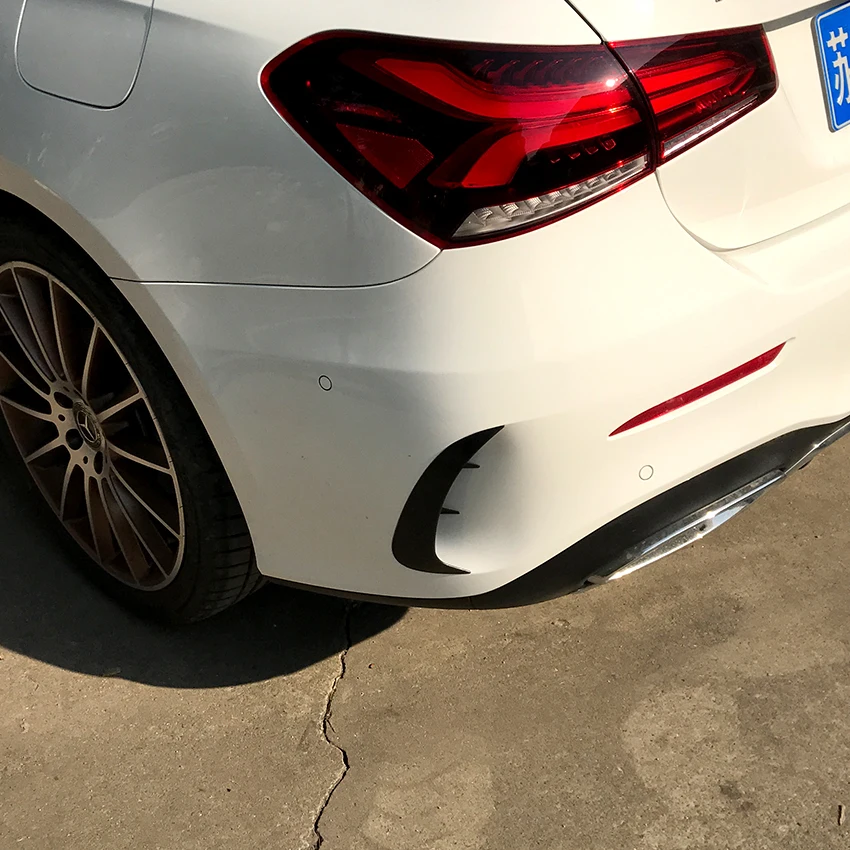 Наклейки на бампер Накладка для Mercedes Benz A Class W177 V177 A180 A200 A220 A250 2019 + аксессуары