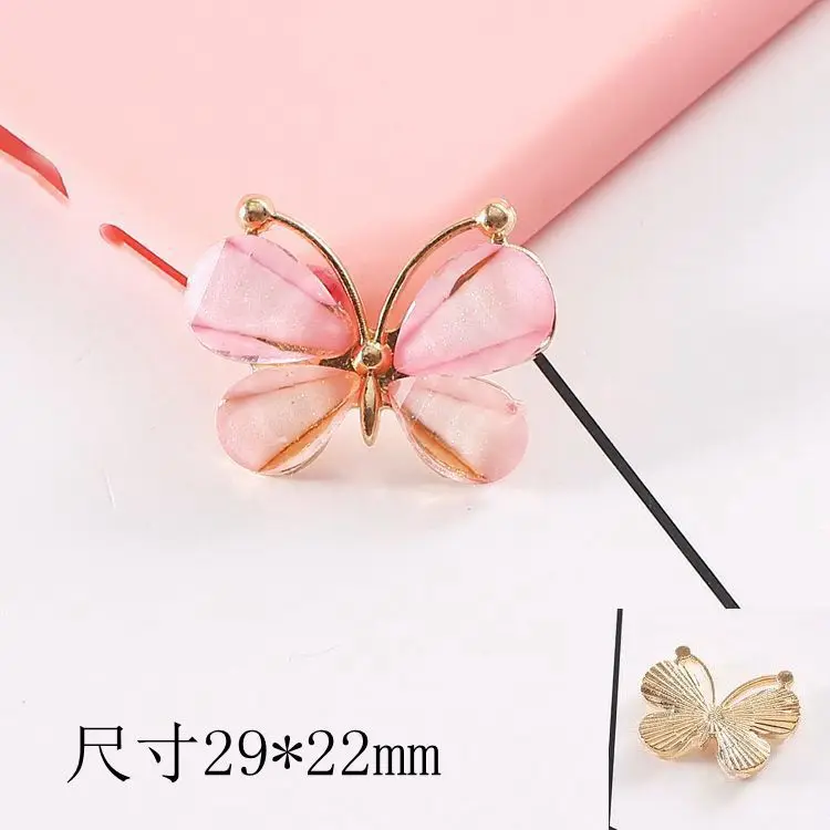 Украшения для волос в виде бабочек 20 шт./лот|rhinestone buttons|button flatbackrhinestone button flatback |