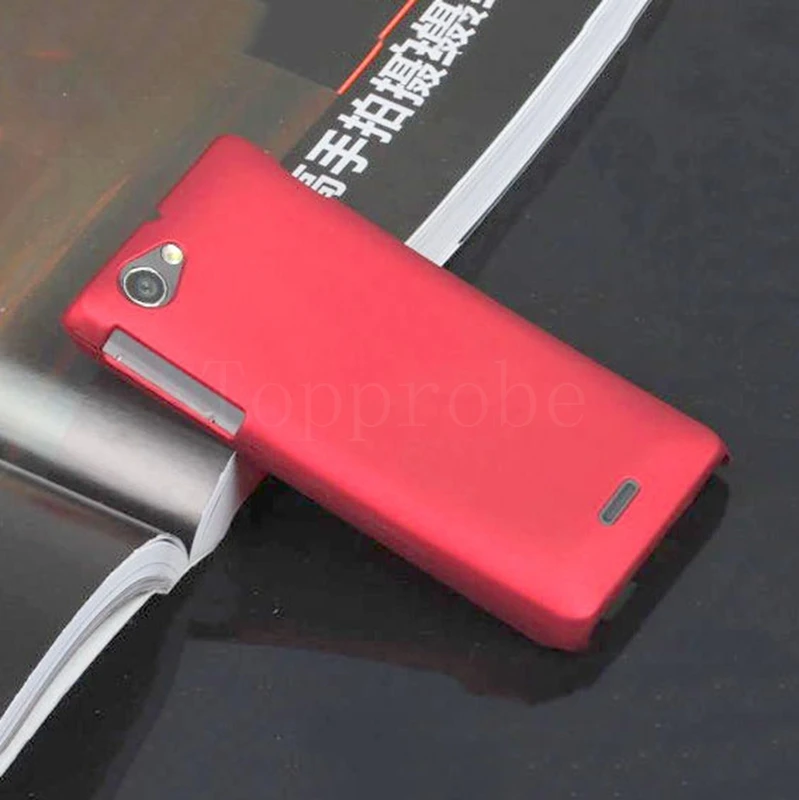 2015 горячая Распродажа Красочные Матовые чехлы для телефонов Sony Xperia J ST26i 4