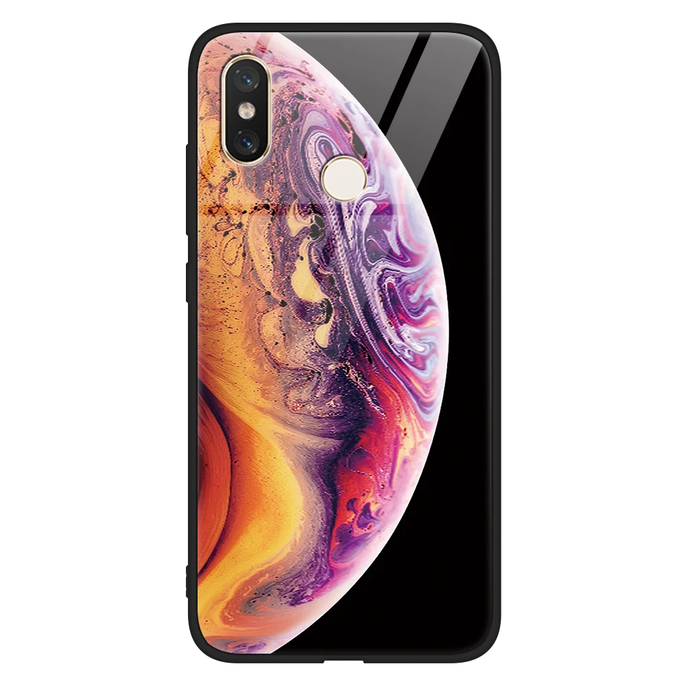 xpingbao Чехол из закаленного стекла для Xiaomi mi 9 8 9T Pro A1 A2 Lite Explorer SE mi x 2 2S 5 5S 6 Space чехол s Coque для mi Pocophone F1 - Цвет: xpingbao