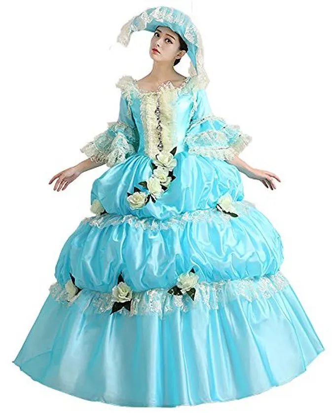 Лидер продаж готическое викторианское женское бальное платье Рококо элегантное