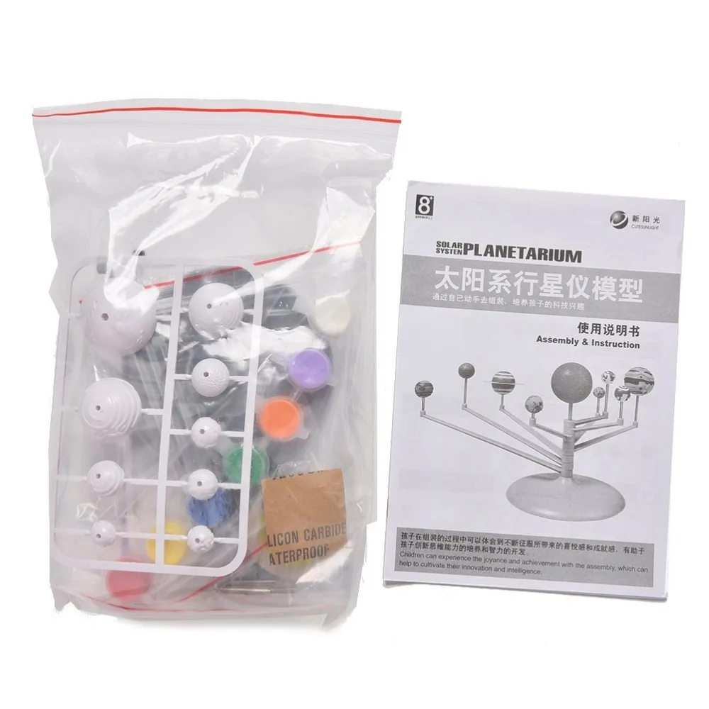 TopSun Новый Дизайн 9 Планета Солнечной Системы DIY Живопись Игрушки Науки