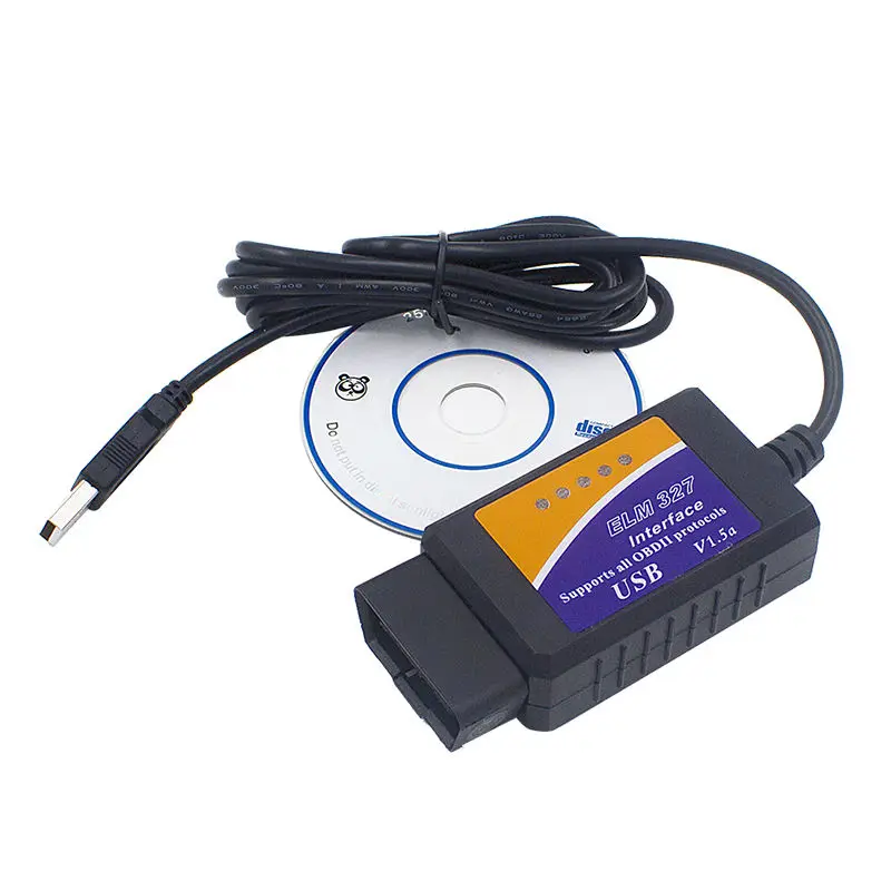 ELM327 v1.5 USB OBD2/OBDII диагностический сканер ELM 327 Автомобильный интерфейс elm327 1 5