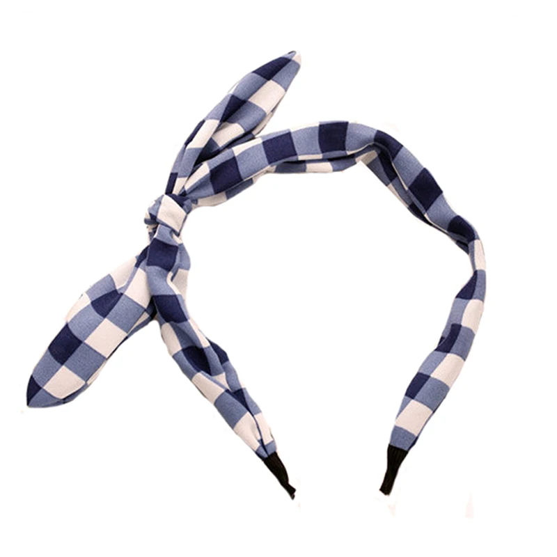 

Women Rabbit Ears Hairband Bow Knot Headband Flower Headbands Floral Headdress Cute Hair Band Haar Accessories For Girls