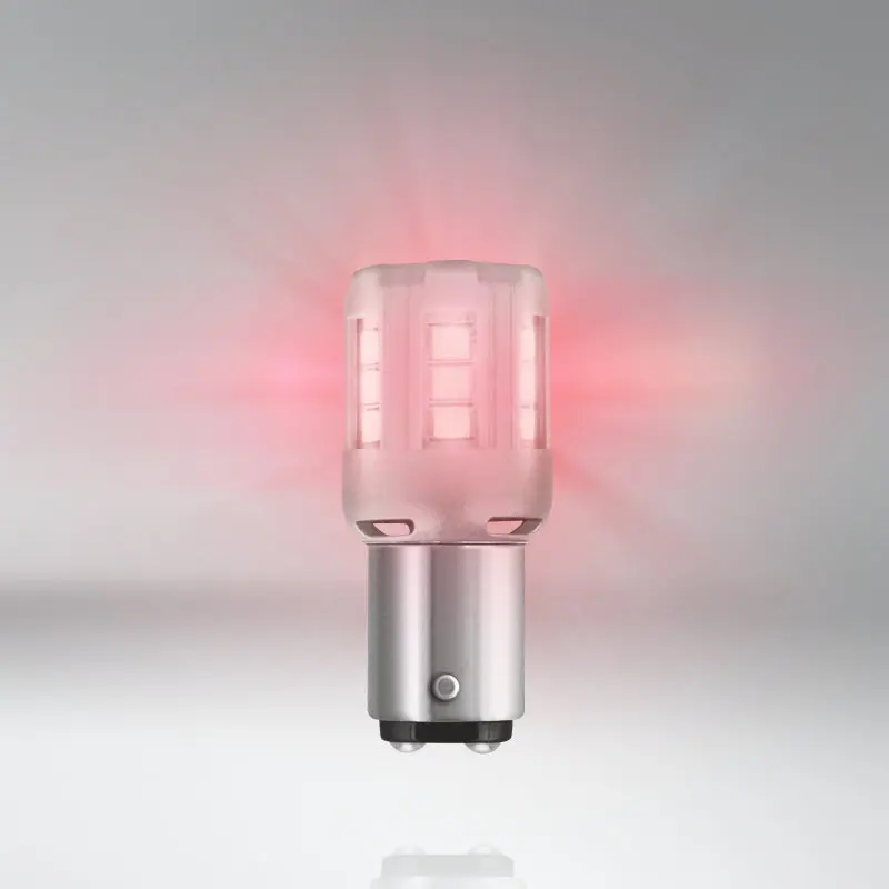 OSRAM СВЕТОДИОДНЫЙ riving standard светодиодный S25 P21/5 Вт 1457R красный цвет противотуманные