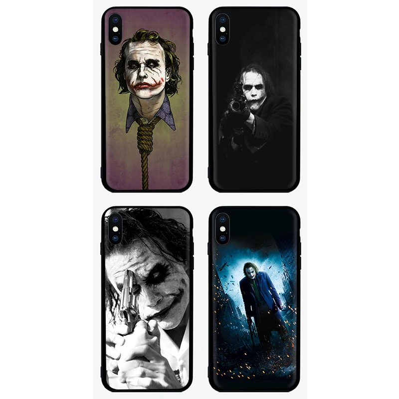 Хит Ledger Джокер мягкий силиконовый телефон чехол для iPhone 5 5S SE 6 6s 7 8 Plus X XR XS 11 Pro Max